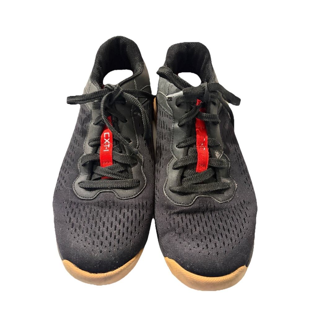 TYR CXT-1 Trainer Shoes Mens 8 Black Gum Cross Training Gym Lifting Workout